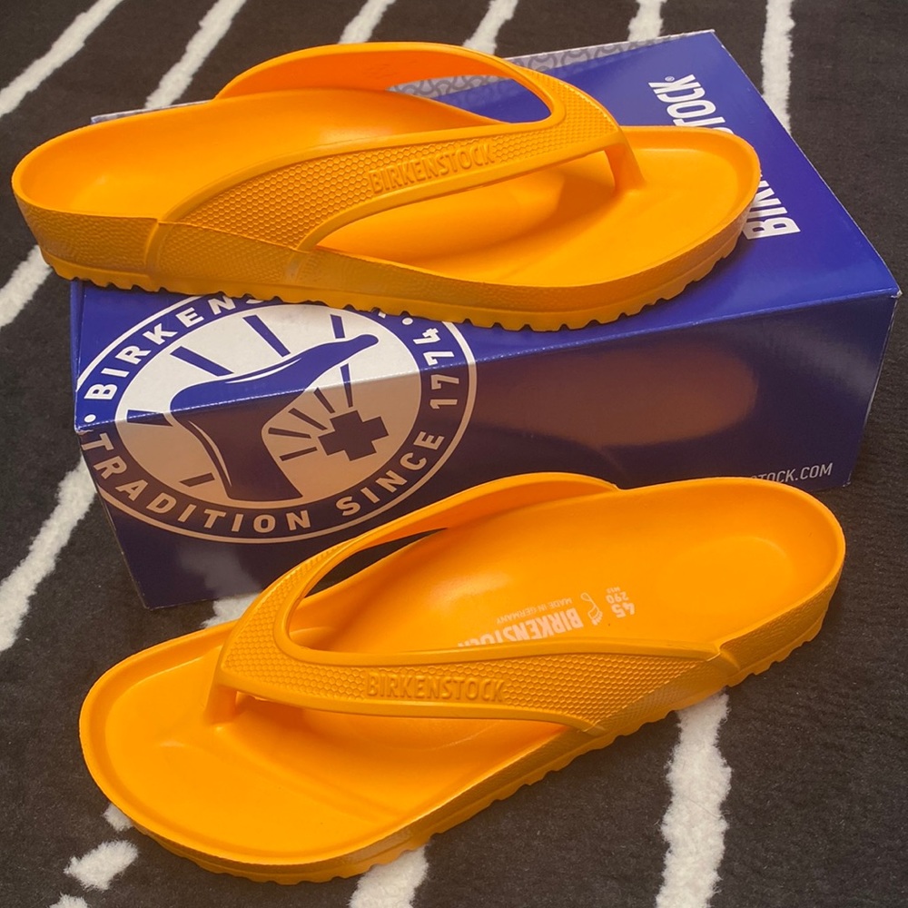 Yellow Honolulu Birkenstock sandals